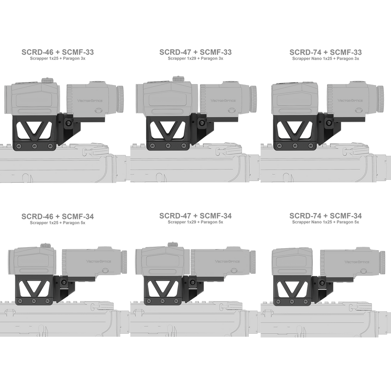 Load image into Gallery viewer, Scrapper Red Dot & Paragon Magnifier One Piece Picatinny Mount (XASR-RM02)