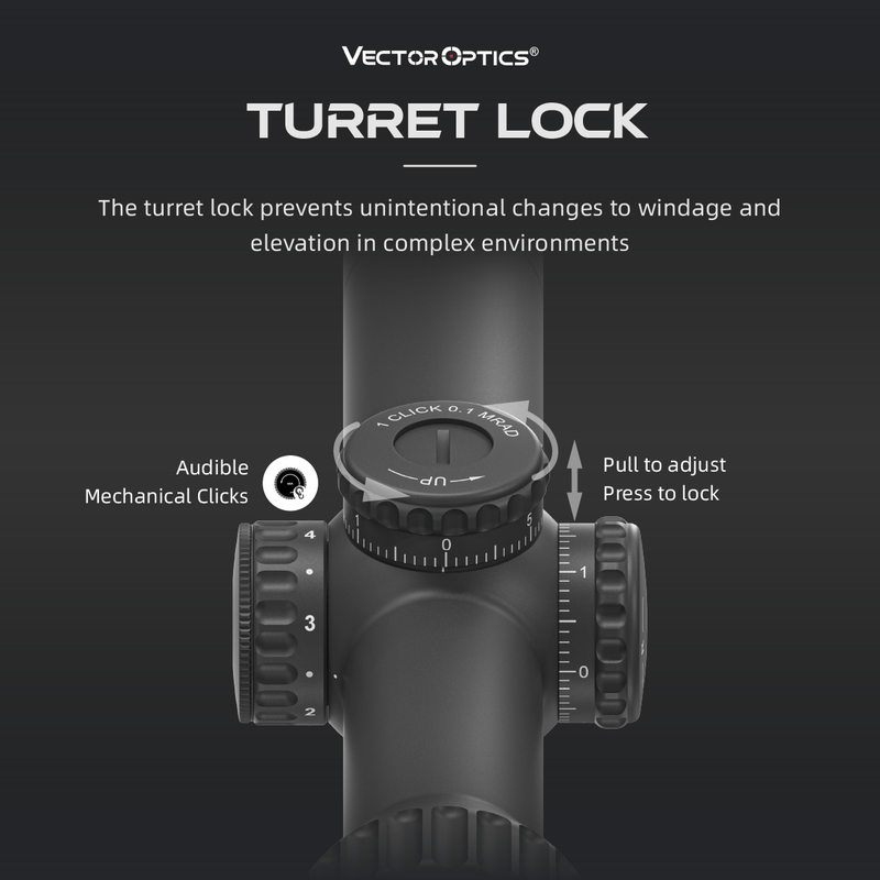 Load image into Gallery viewer, Continental 1-6x24 HD SFP TURRET LOCK