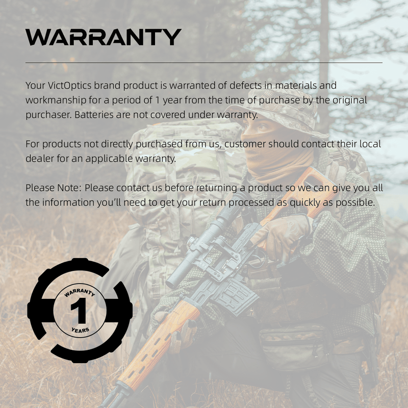 Load image into Gallery viewer, VictOptics SVD 3-9x24 WARRANTY