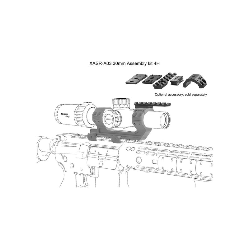 Load image into Gallery viewer, 30mm 1 - Piece Adjustable Extended Picatinny Mount - Vector Optics US Online Store