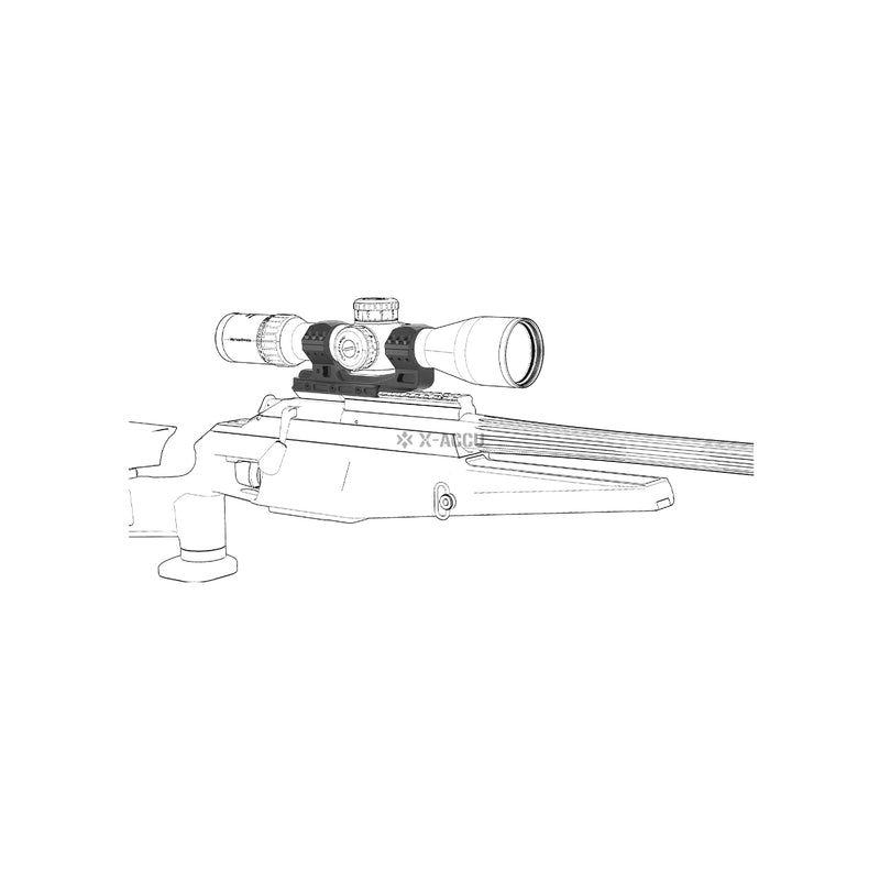 Load image into Gallery viewer, 34mm Cant 0MOA One Piece High Picatinny Mount - Vector Optics US Online Store