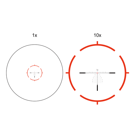 Continental x10 1 - 10x28 ED RAR - C Rifle Scope - Vector Optics US Online Store
