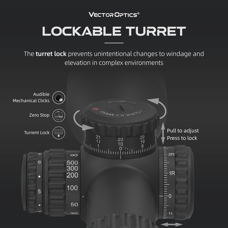 Load image into Gallery viewer, 34mm Continental 4-24x56 FFP LOCKABLE TURRET
