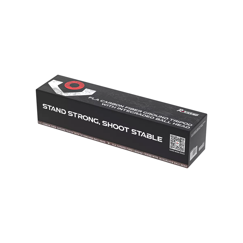 Load image into Gallery viewer, RoKstad FLC Carbon Fiber Ground Tripod with Integraded Ball Head (FLCI-G1)