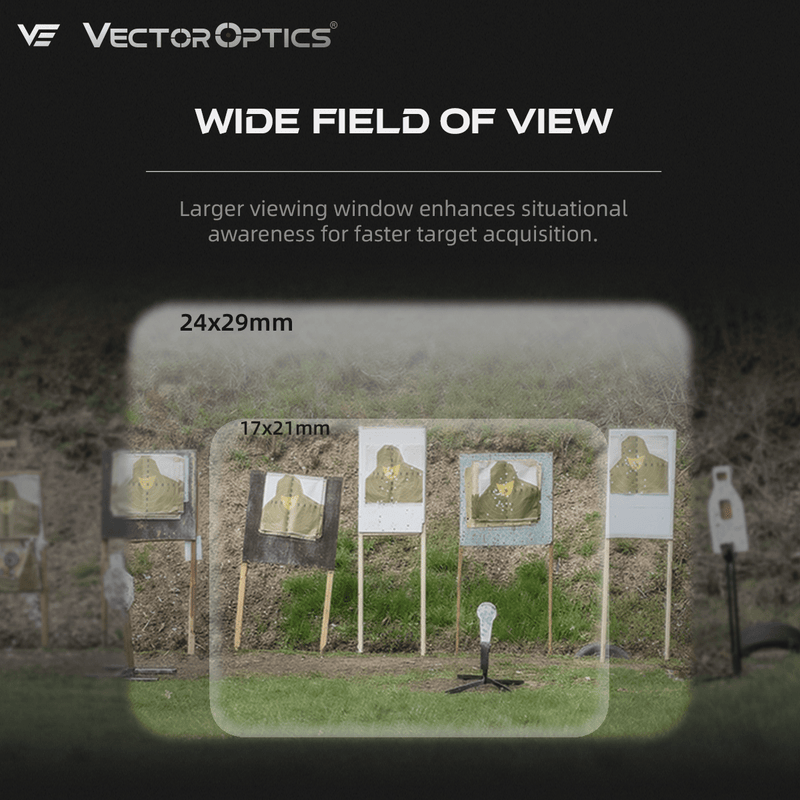 Load image into Gallery viewer, Vector Optics Frenzy FLEX 1x24x29 WIDE FIELD OF VIEW