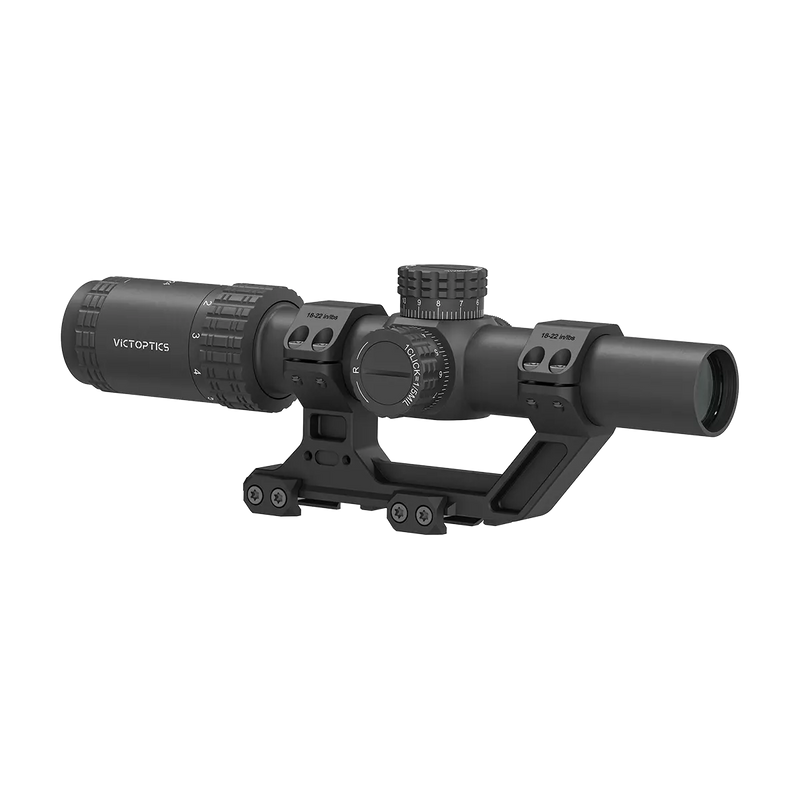 Load image into Gallery viewer, S6 1-6×24 LPVO SFP Rifle Scope with 1-Piece Extreme-High Picatinny AR Mount Kit (OPSL122)