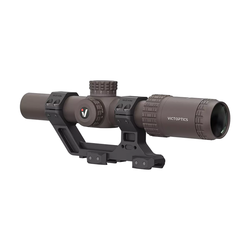 Load image into Gallery viewer, S6 1–6x24 LPVO SFP Burnt Brown Rifle Scope with 1-Piece High Picatinny AR Mount (OPSL123)