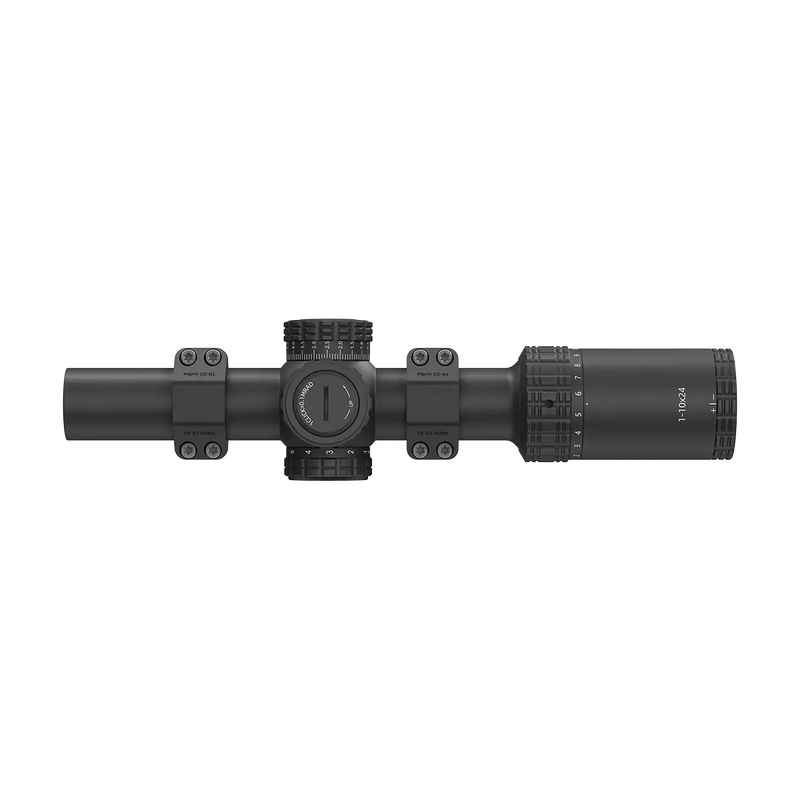 Load image into Gallery viewer, 1-10x24 Rifle Scope w/ High Picatinny Mount | SFP, Low Power Variable Optic for AR Platform (OPSL137)
