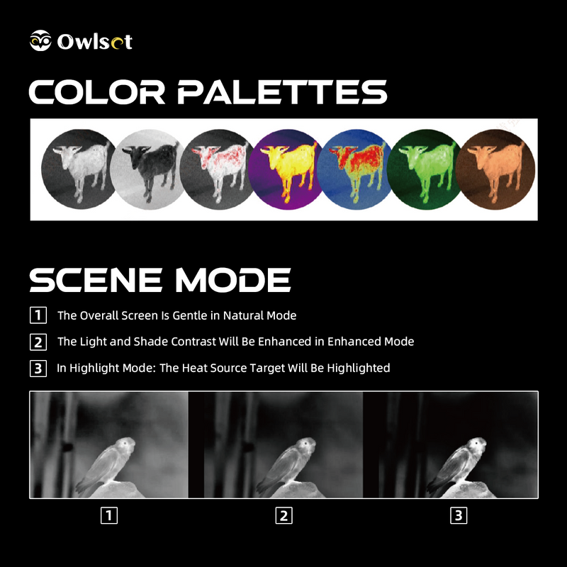 Load image into Gallery viewer, OwlSet ARGON ES 1.2X10 Color Palettes and Scene Mode