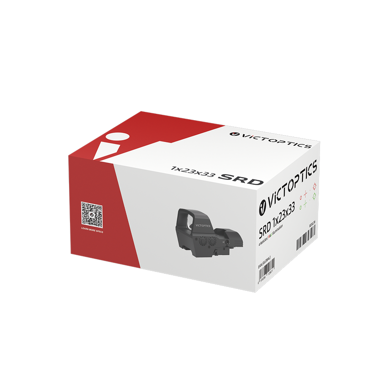 Load image into Gallery viewer, Four-Reticle | VictOptics SRD 1x23x33 Red Dot Sight (RDSL36) | 6-Level Brightness