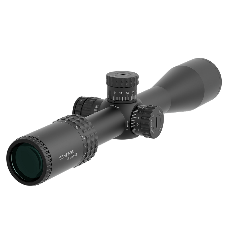 Load image into Gallery viewer, Benchrest Shooting | Sentinel 4-16x44 FFP Rifle Scope (SCFF-56)