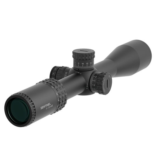 Benchrest Shooting | Sentinel 4-16x44 FFP Rifle Scope (SCFF-56)