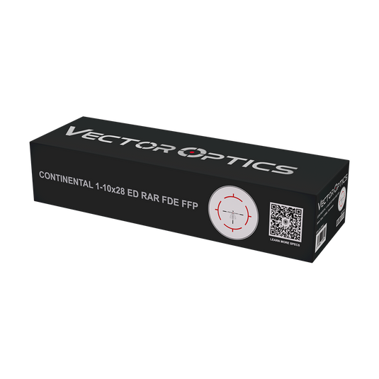1-10 LPVO | Continental x10 1-10x28 ED RAR FDE (SCFF-68)