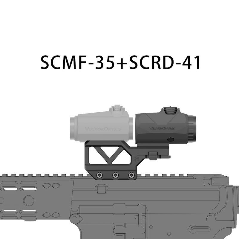 Load image into Gallery viewer, Maverick-IV 3x22 Magnifier Mini Rubber Armored (SCMF-35)