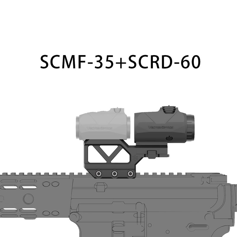Load image into Gallery viewer, Maverick-IV 3x22 Magnifier Mini Rubber Armored (SCMF-35)