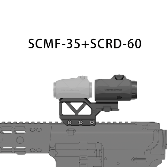 Maverick-IV 3x22 Magnifier Mini Rubber Armored (SCMF-35)