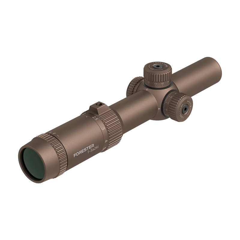 Load image into Gallery viewer, Forester 1-5x24i Fiber SFP LPVO Coyote FDE Rifle Scope (SCOC-55)