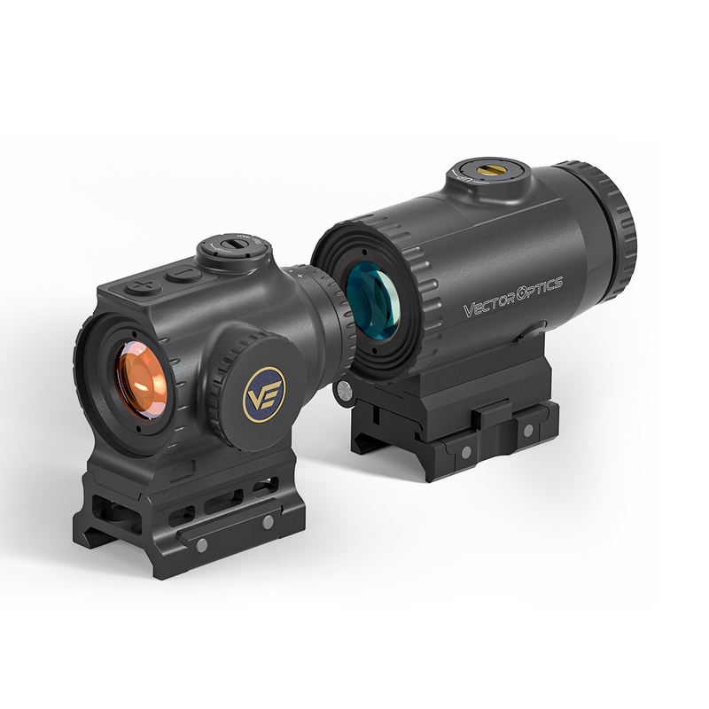Load image into Gallery viewer, Red Dot Size | Paragon 1x18 Mini Green Reticle Prism Scope (SCPS-M10)