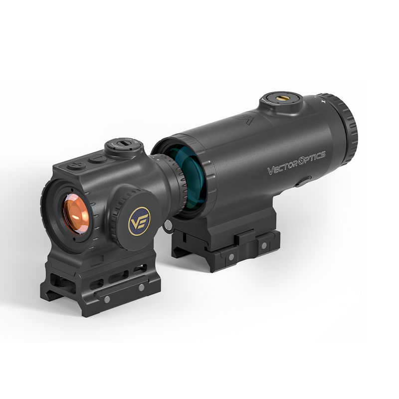 Load image into Gallery viewer, Red Dot Size | Paragon 1x18 Mini Green Reticle Prism Scope (SCPS-M10)