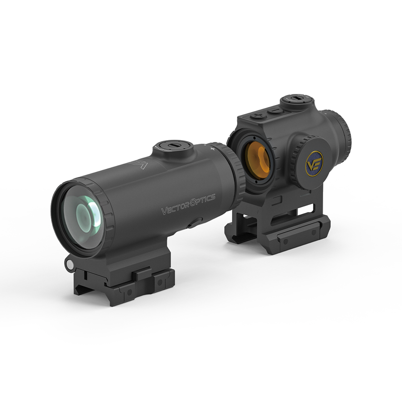 Load image into Gallery viewer, Red & Green Reticle | Paragon 1x18 Mini Green Reticle Prism Scope (SCPS-M10) | Small Game Hunting & CQB