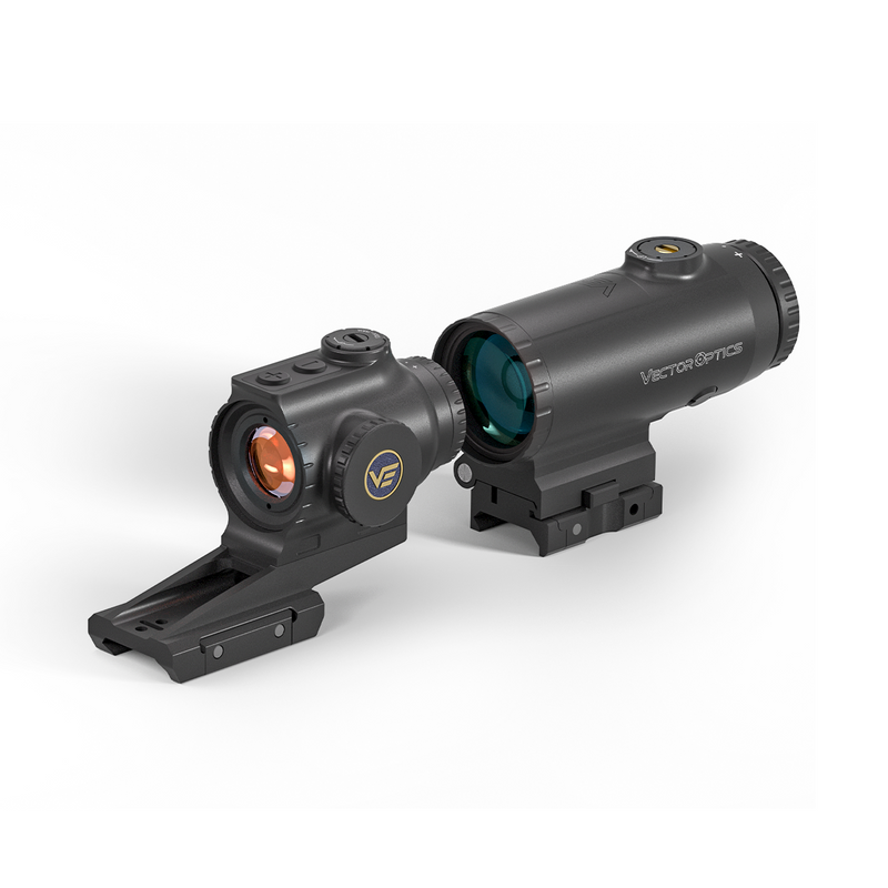 Load image into Gallery viewer, Red Dot Size | Paragon 1x18 Mini Green Reticle Prism Scope (SCPS-M10)
