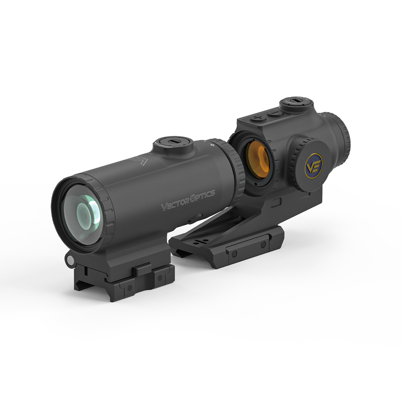 Load image into Gallery viewer, Red & Green Reticle | Paragon 1x18 Mini Green Reticle Prism Scope (SCPS-M10) | Small Game Hunting & CQB