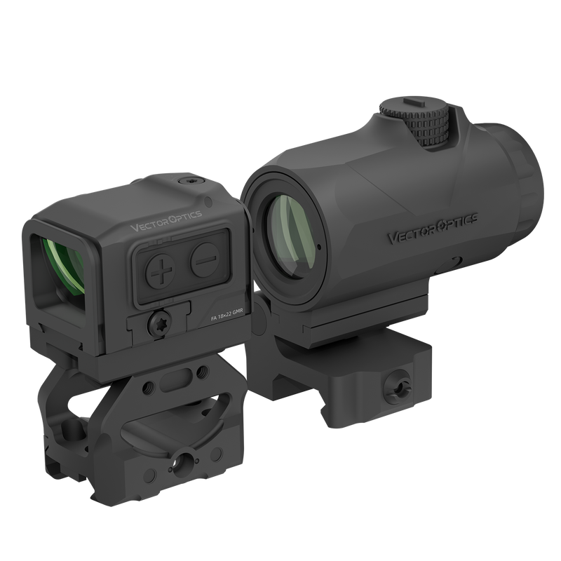 Load image into Gallery viewer, 3 MOA Green Dot | Frenzy FA 18x22 GMR Enclosed Green Dot Sight (SCRD-GM75) | IPSC