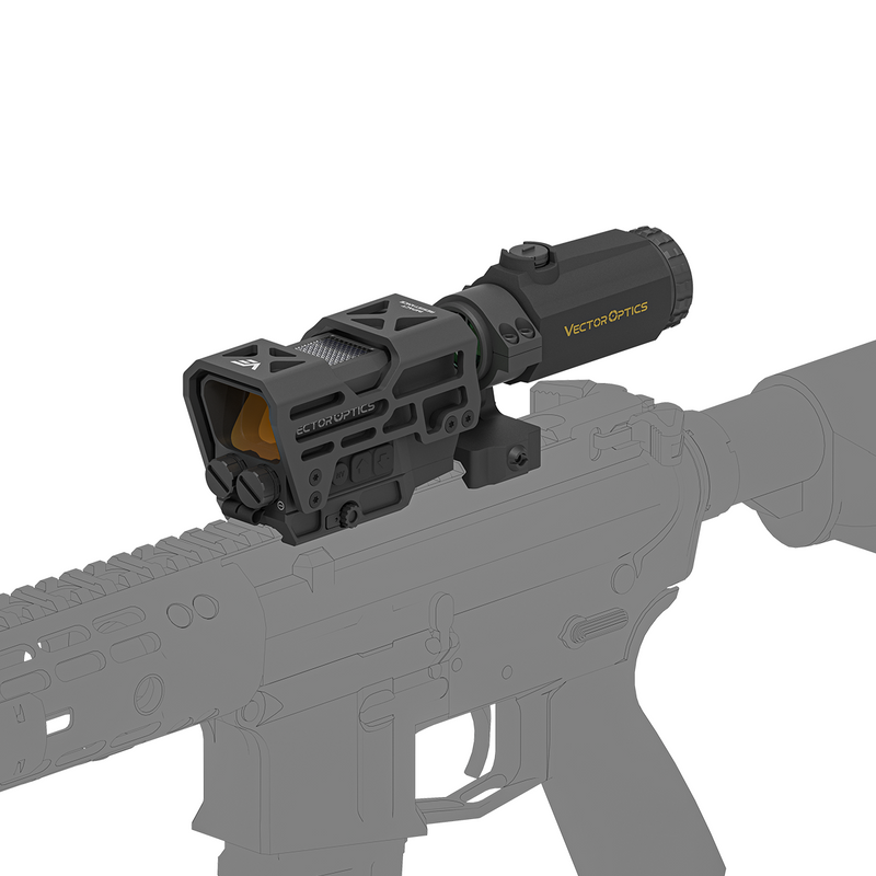 Load image into Gallery viewer, Frenzy Plus 1x31x26 SOL Solar Power Red Dot + Maverick-III 3x22 Magnifier