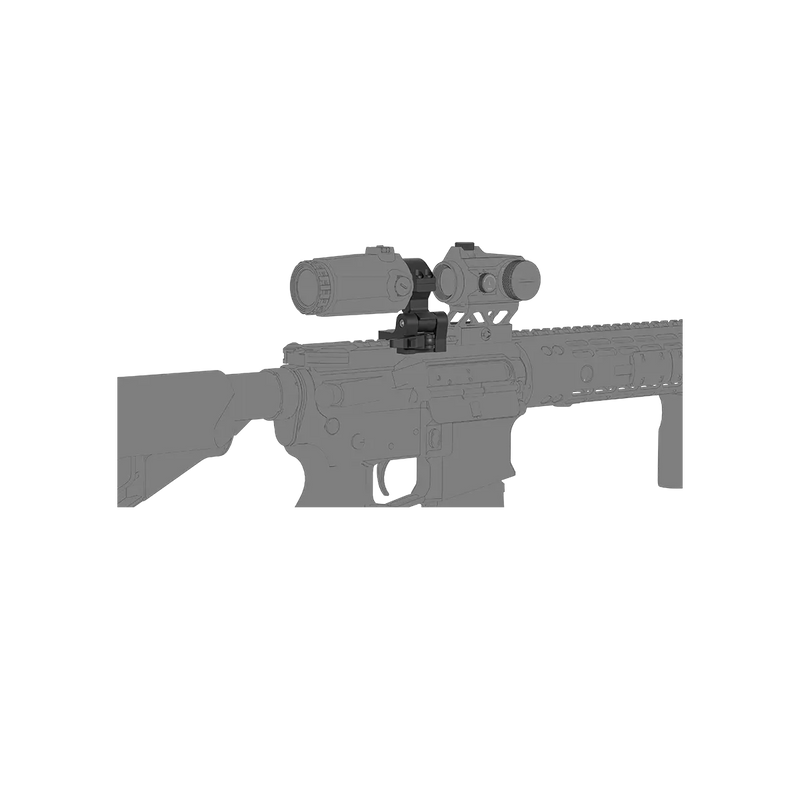 Load image into Gallery viewer, 30mm Flip to Side Quick Release Picatinny Mount Ring (SCTM-67)