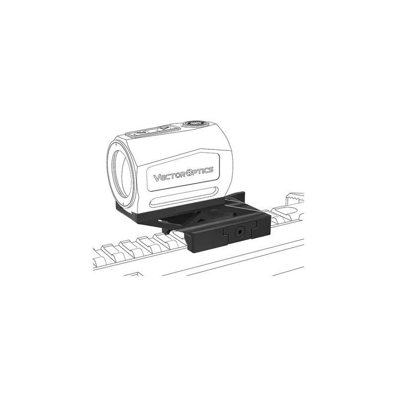 Load image into Gallery viewer, Scrapper 1x25 Cantilever Quick Release Riser Mount | Picatinny Rail - Vector Optics US Online Store