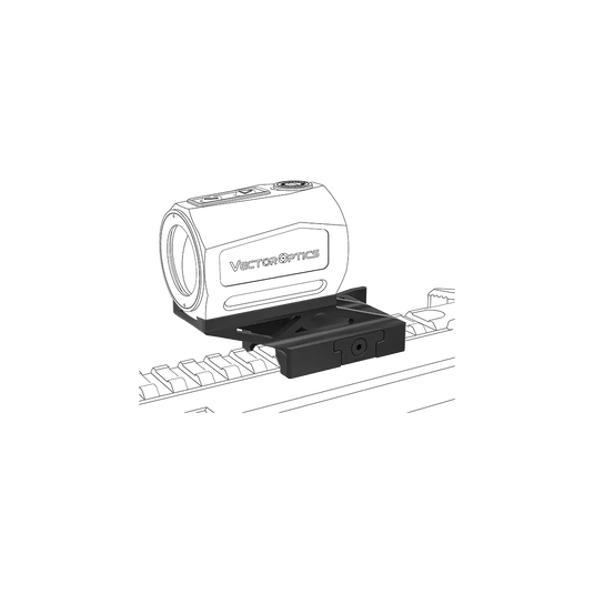 Scrapper 1x25 Cantilever Quick Release Riser Mount | Picatinny Rail - Vector Optics US Online Store