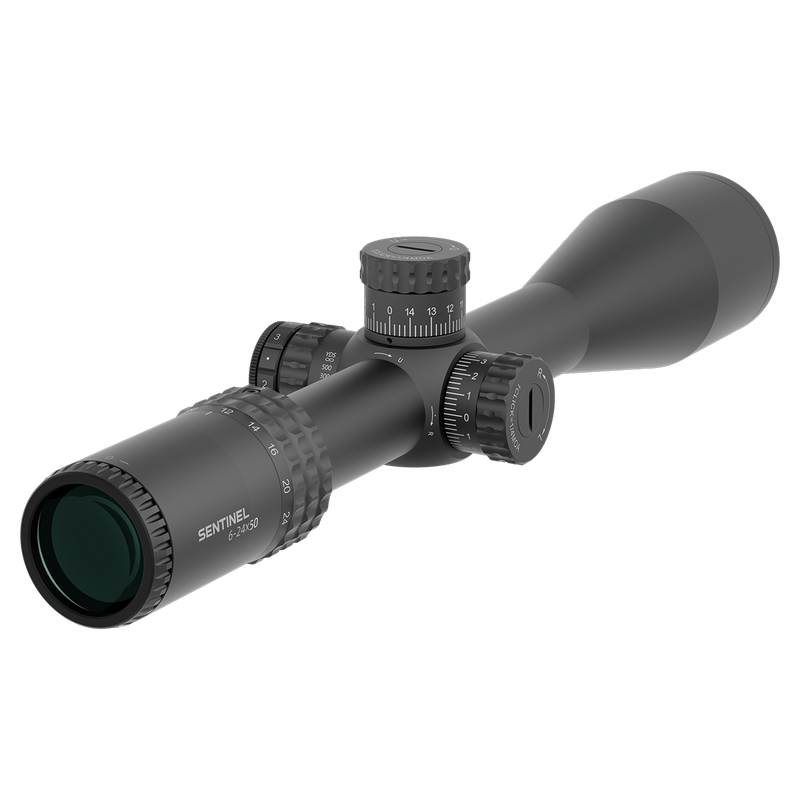 Load image into Gallery viewer, Benchrest Shooting | Sentinel 6-24x50 FFP Rifle Scope (SCFF-57)