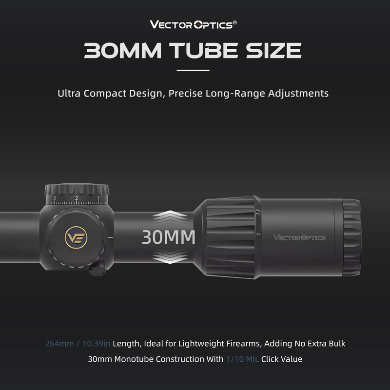 Load image into Gallery viewer, TAURON 1-6x24 SFP LPVO 30MM TUBE SIZE