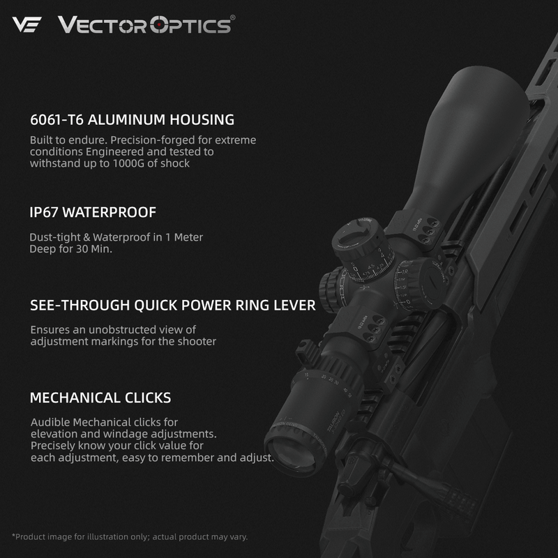 Load image into Gallery viewer, Vector Optics rifle scope Tauron 5-50x60 with feature