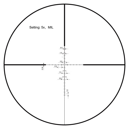 1" Monotube | VictOptics SOI 1.5-5x20 LPVO Rifle Scope (VIOC-01)