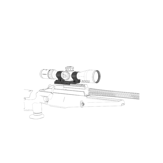 34mm Cant 0MOA/20MOA One Piece High Picatinny Mount (XASR-3014/XASR-3015)