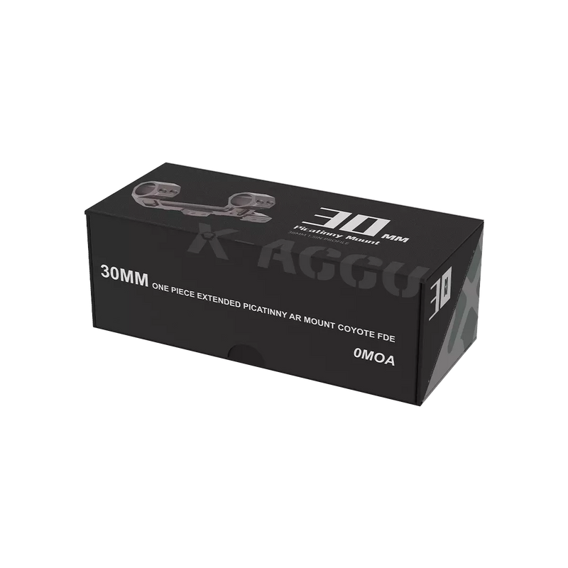 Load image into Gallery viewer, 30mm 1-Piece Extended Picatinny AR Mount Coyote FDE