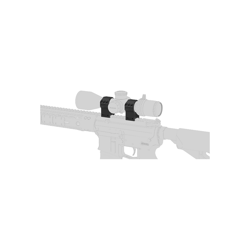 Load image into Gallery viewer, 30mm X-Accu 1.25" Medium Profile Picatinny Scope Rings (XASR-3052)