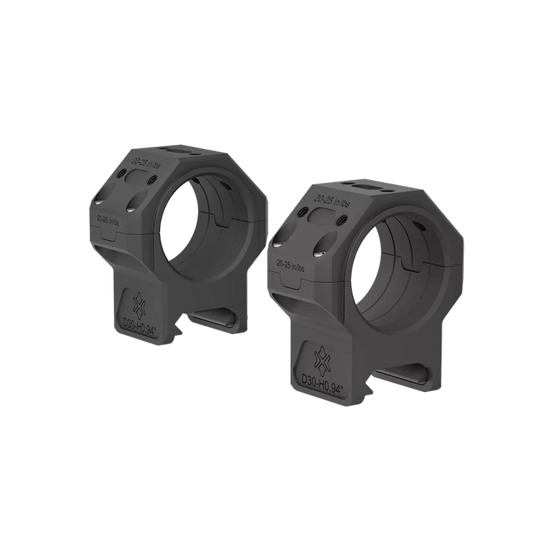 Load image into Gallery viewer, 30mm X-MOD 0.95''/1.1''/1.25'' Modular Picatinny Rings System (XASR-3071/XASR-3072/XASR-3073)