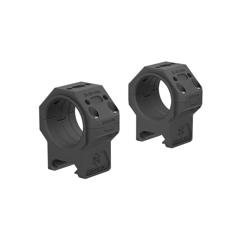 Load image into Gallery viewer, 30mm X-MOD 0.95''/1.1''/1.25'' Modular Picatinny Rings System (XASR-3071/XASR-3072/XASR-3073)