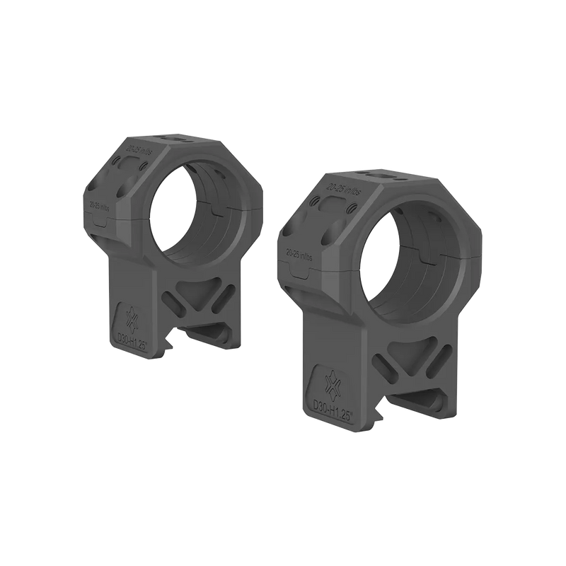 Load image into Gallery viewer, 30mm X-MOD 0.95''/1.1''/1.25'' Modular Picatinny Rings System (XASR-3071/XASR-3072/XASR-3073)