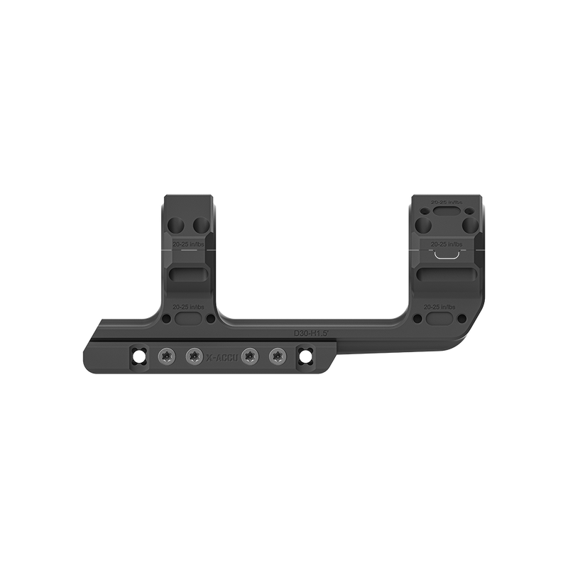 Load image into Gallery viewer, 30mm X-MOD 1.5'' One Piece Extended Picatinny Mount (XASR-3076)