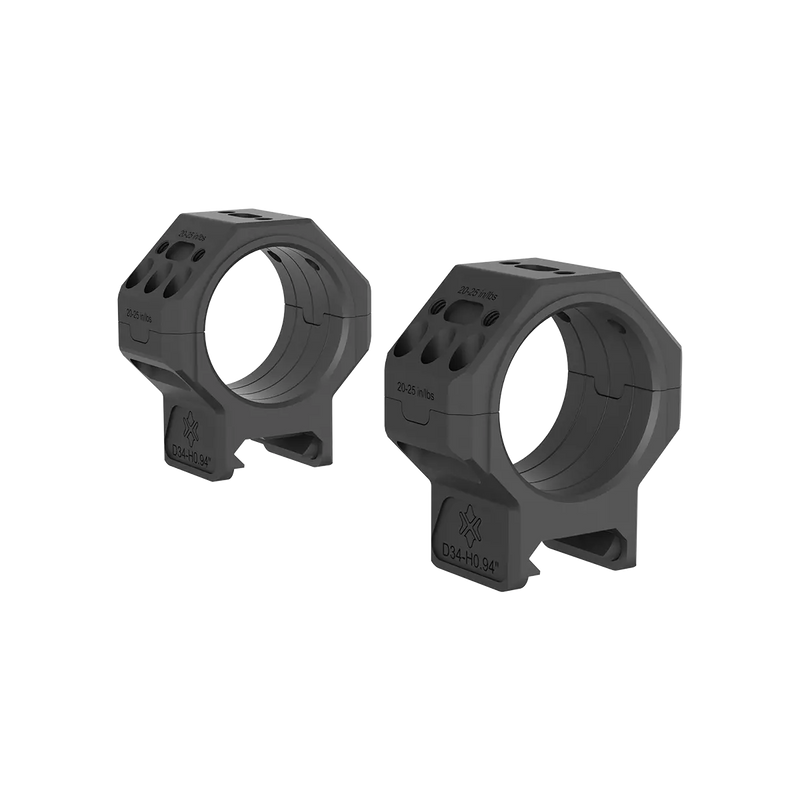 Load image into Gallery viewer, 34mm X-MOD 0.95''/1.1''/1.25'' Modular Picatinny Ring System (XASR-3471/XASR-3472/XASR-3473)