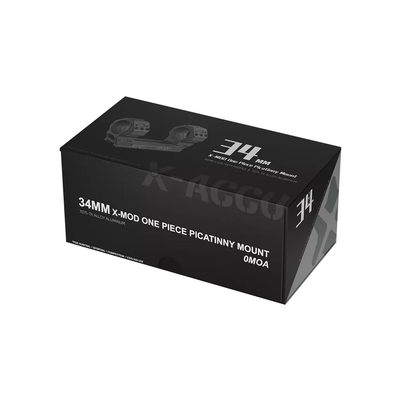 Load image into Gallery viewer, 34mm X-MOD 1.5'' One Piece Heavy-Duty Picatinny Mount (XASR-3474)