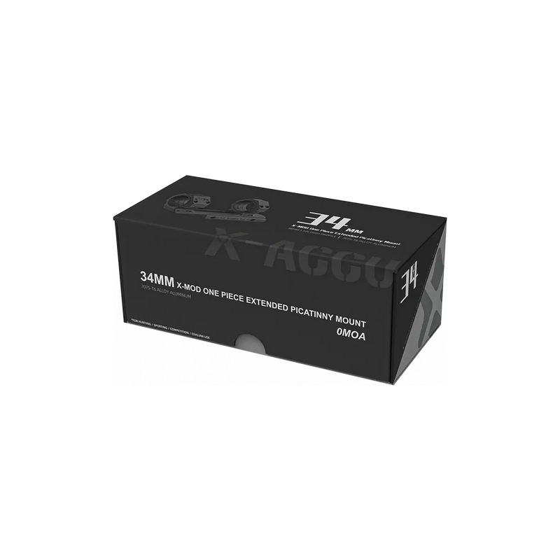 Load image into Gallery viewer, 34mm X-MOD 1.5'' One Piece Extended Picatinny Mount (XASR-3476)