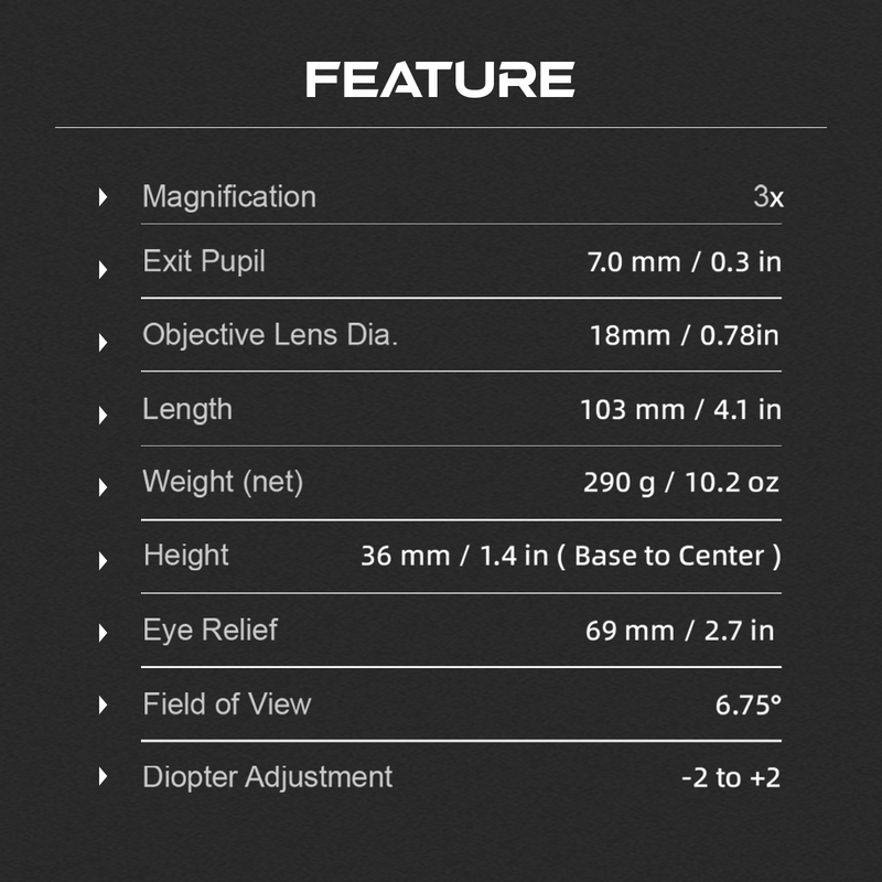 Load image into Gallery viewer, Red Dot Magnifier | Maverick-III 3x22 MIL