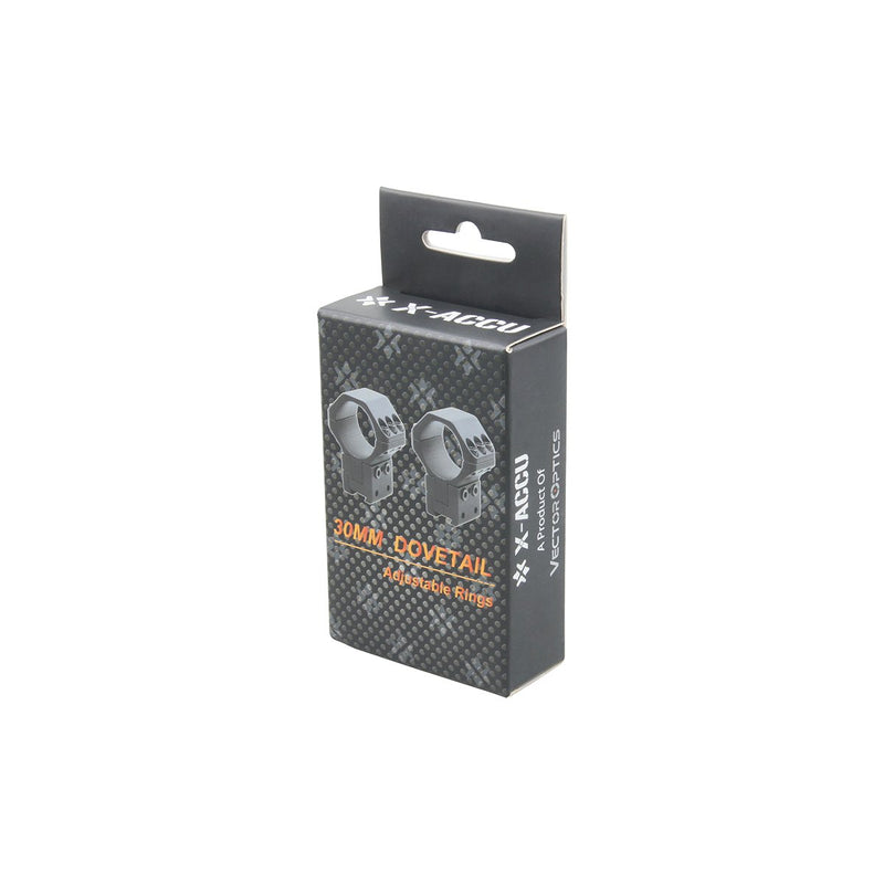 Load image into Gallery viewer, X-ACCU 30mm Adjustable Elevation Dovetail Rings - Vector Optics Online Store