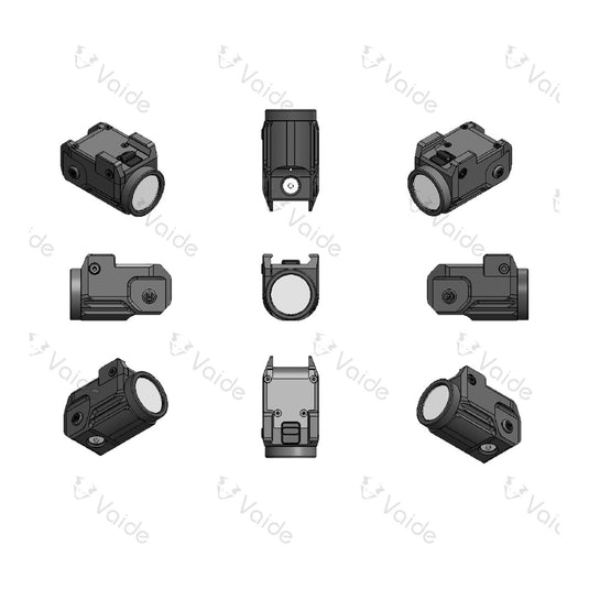 Vaide Scrapper Subcompact Pistol Flashlight FDE - Vector Optics Online Store