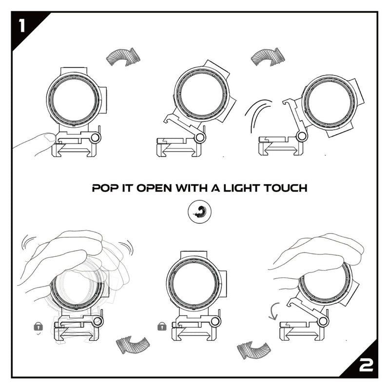 Load image into Gallery viewer, Paragon 3X18 & 5x30 Micro Magnifier - Vector Optics Online Store
