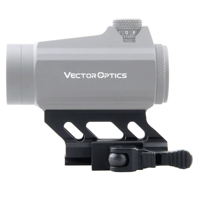 Load image into Gallery viewer, 1" Profile Cantilever Picatinny Riser QD Mount Details